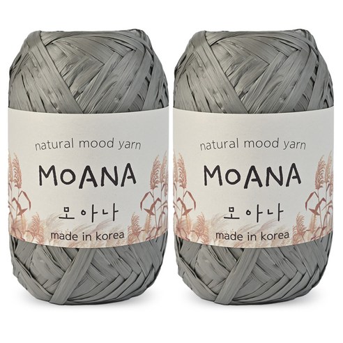 니뜨 모아나 뜨개실 40g x 2p, 111 웜그레이, 1개