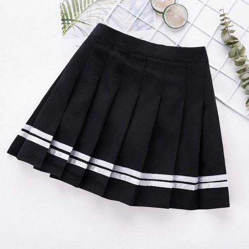 유블리 여아용 테니스 밴딩 치마바지 라이니 흰색치마