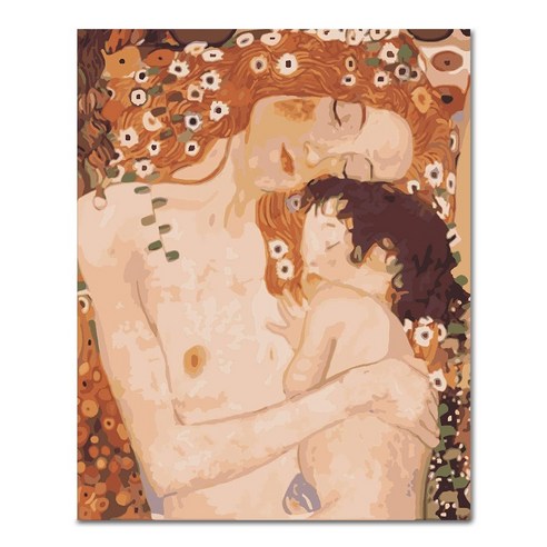 아트조이 DIY 명화 그리기 세트 40 x 50 cm 세로형, 클림트(엄마와 아기), 1세트