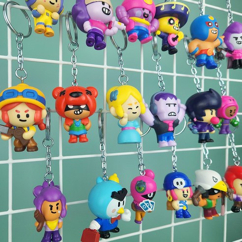 브롤스타즈 열쇠고리 피규어: 손 안의 작은 영웅, 아이들의 즐거움과 상상력을 키워주세요.