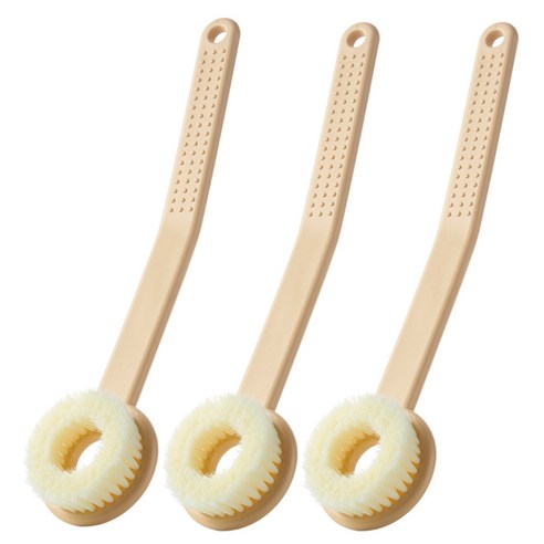 모나코올리브 등 블랙헤드 고민없이 커브드 밀착 바디브러시, 옐로우, 1개입, 3개
