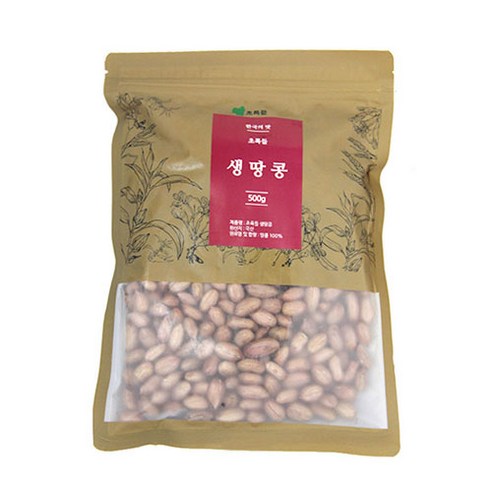 초록들 생땅콩, 500g, 1개