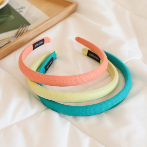 로로샤 여아용 슬리미 헤어밴드 3종 세트