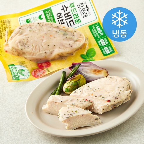 참프레 동물복지 인증 부드러운 수비드 닭가슴살 허브 (냉동), 130g, 1개