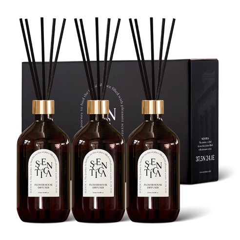 센티카 프리미엄 대용량 디퓨저 500ml x 3p, 02 플라워하우스, 3개