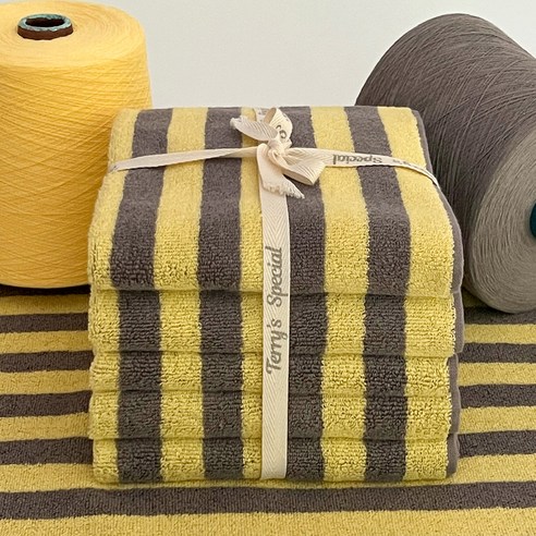 일상에 스며드는 고급스러움, 테리파머 스트라이프 호텔 수건