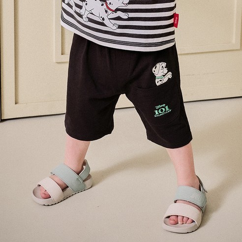 몰리멜리 아동용 디즈니 101 달마시안 포켓 배기 팬츠