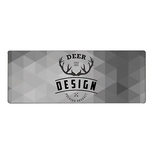 알럽컴 노르딕 대형 마우스 장패드 800 x 300 x 3 mm, 그레이세모10, 1개