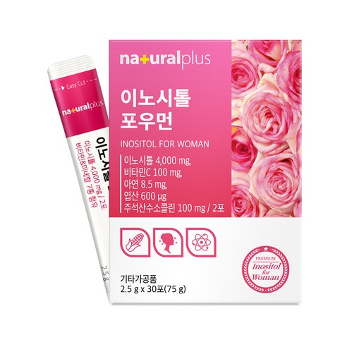 내츄럴플러스 이노시톨 포우먼 30포 1박스, 1개