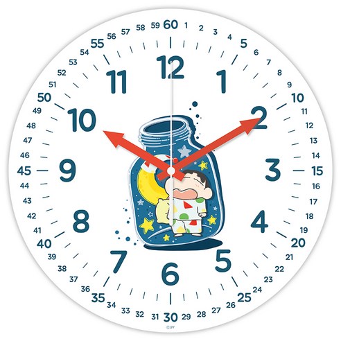 짱구 학습용 벽시계, 달님별님