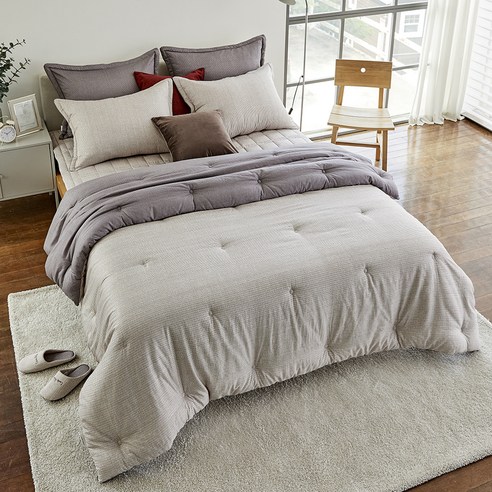 로라애슐리 네이트 면 모달 차렵이불: 감성적 편안함의 정수