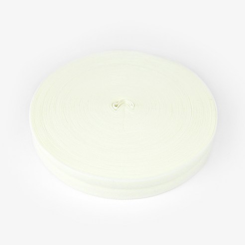 JStrading 접밴드 바이어스 엘라스틱 밴드 20mm, 02 아이보리, 1개
