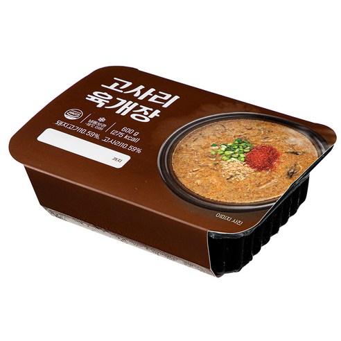 더반찬 고사리 육개장 (냉동), 600g, 1개