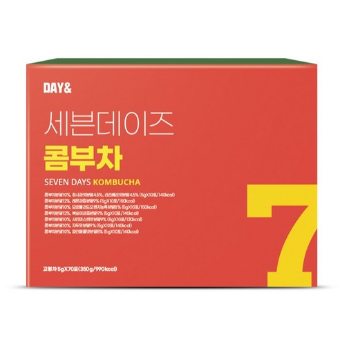 데이앤 콤부차 5g x 7종 x 10p + 보틀 세트, 1세트
