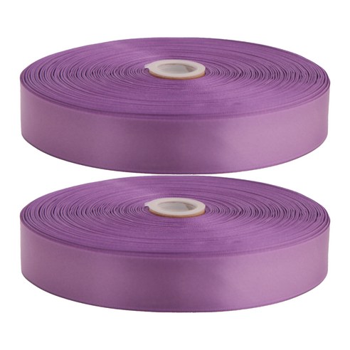 아이엔피 공단리본 25mm 2p, 연보라 라벤더(25A141), 90m