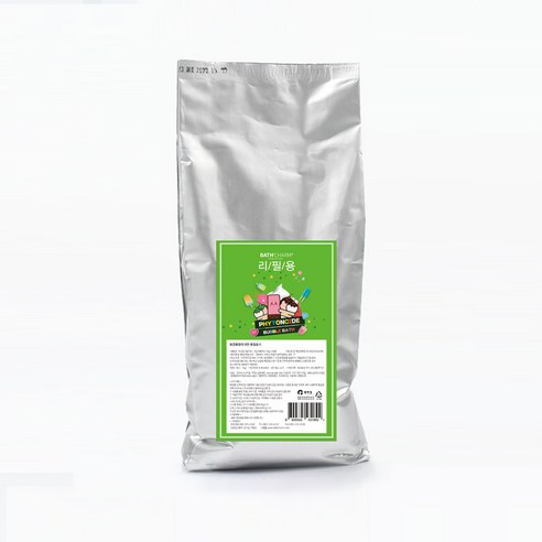 바스참 크림버블바스 거품 입욕제 피톤치드 리필용, 1kg, 1개