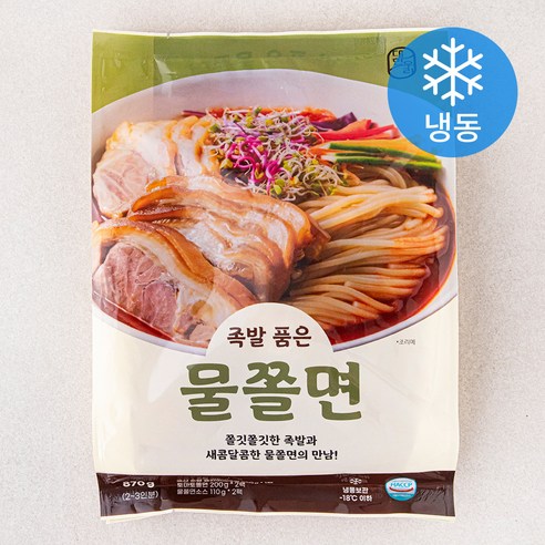 대한우리 족발 품은 물쫄면 (냉동), 870g, 1팩 풀무원보리생쫄면만ㄷ,ㄴ,ㄴ멉 Best Top5