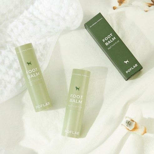 포프랩 무향 풋케어 밤: 애완동물 발 건강과 위생을 위한 필수품