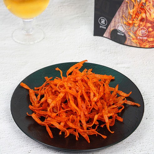 31건어물 수제 낙지롱칩 매운맛, 130g, 1개