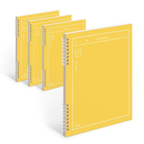 뮤니드 It spring 라인노트, 레몬, 4개