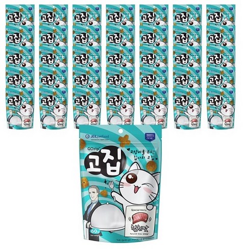 고집 고양이 간식 60g, 참치맛, 36개