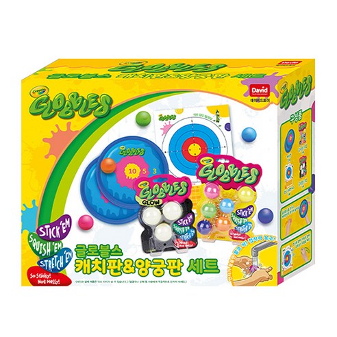 크레욜라 글로블스 캐치판&양궁판 세트, 1개