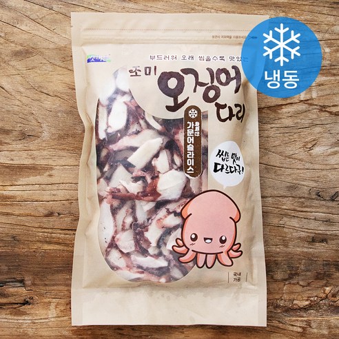 갯마을 조미 오징어다리 가문어 슬라이스 (냉동), 500g, 1개