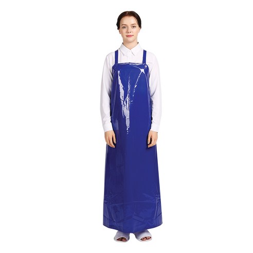 THE앞치마 우레탄 방수 고리형 앞치마 대, 샤인네이비, 1개