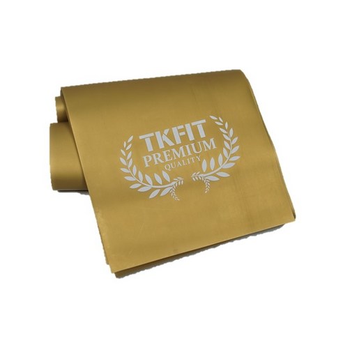 TKFIT 라텍스 스트레칭 요가 탄력 근력밴드 6단계, 골드
