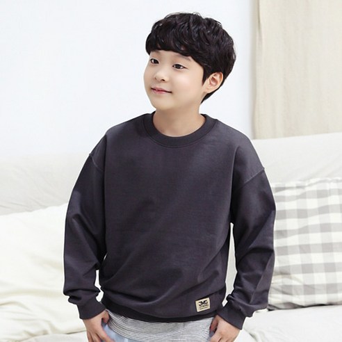 제프몽 남아용 컬러 맨투맨