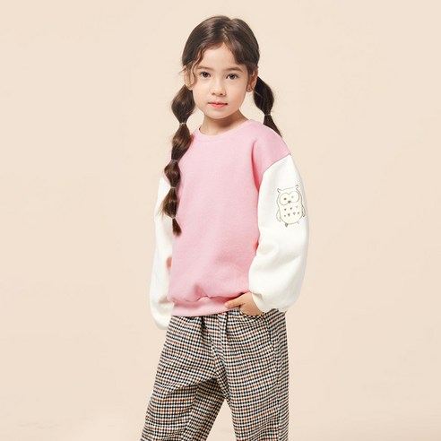 올리반 아동용 코튼캔디 맨투맨