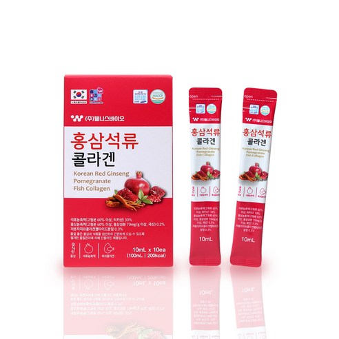 홍삼 석류콜라겐 + 쇼핑백은 면역력 향상과 피부 건강 유지를 위한 제품