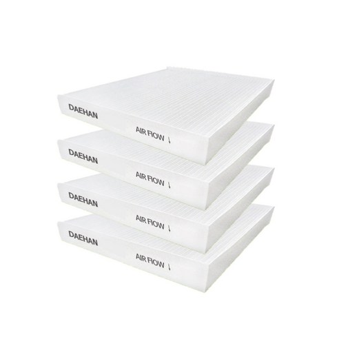 대한 PM2.5 자동차 카니발 KA4 뒷열 에어컨 필터 4p, 115