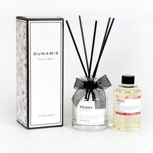 뒤나미스 모던 디퓨저 200ml, 피오니, 1개