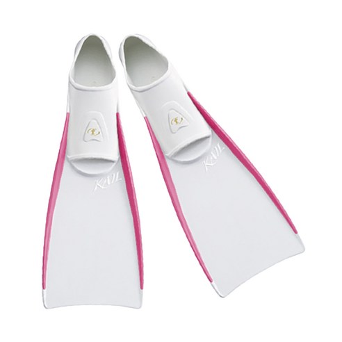 투사 카일 생고무 오리발 FF-16, WHITE + PINK
