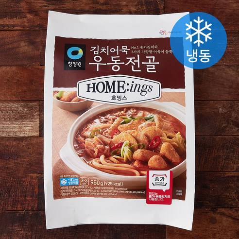 청정원 호밍스 김치어묵 우동전골 (냉동), 950g, 1개