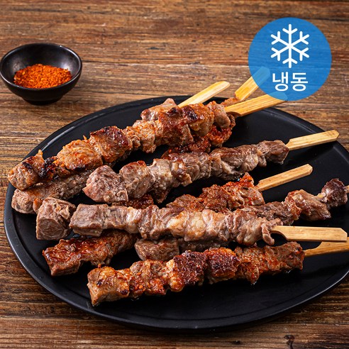 양심선언 수제 양꼬치 400g + 쯔란시즈닝 6g 세트 (냉동), 1세트