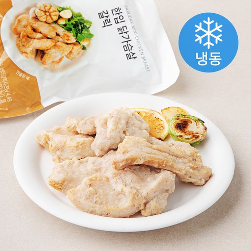 바르닭 한입 닭가슴살 갈릭 (냉동), 100g, 8개