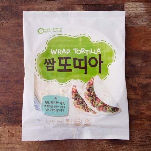 쌈 또띠아, 40g, 6개입, 1개