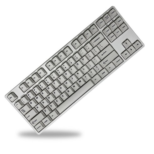 몬스터기어 카일 갈축 유선키보드, 텐키리스, NINJA 87K5, S White