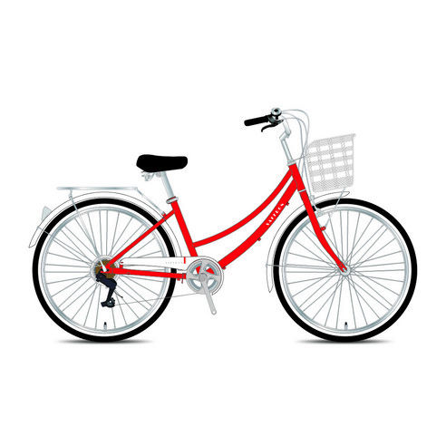 지오닉스 자전거 샤프란2601, 레드, 168cm