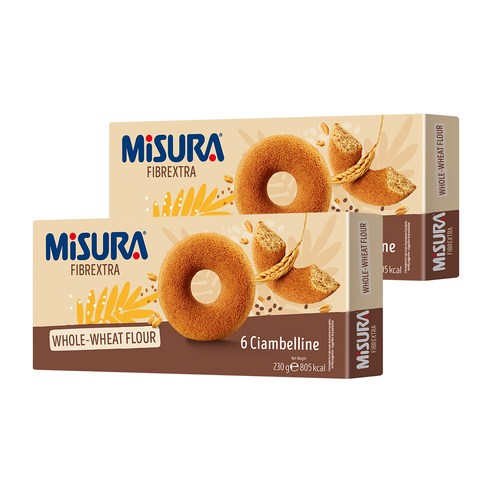 미주라 통밀도넛츠, 230g, 2개