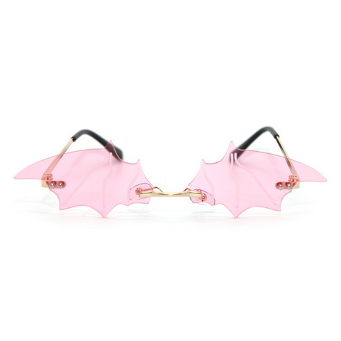 리빙다 럭셔리 박쥐날개 안경, 핑크, 1개