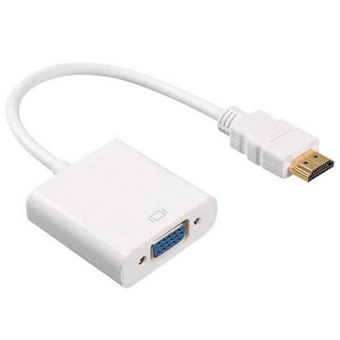 IYES HDMI TO VGA 오디오지원 변환 케이블, IY-HDMIVGA(화이트)