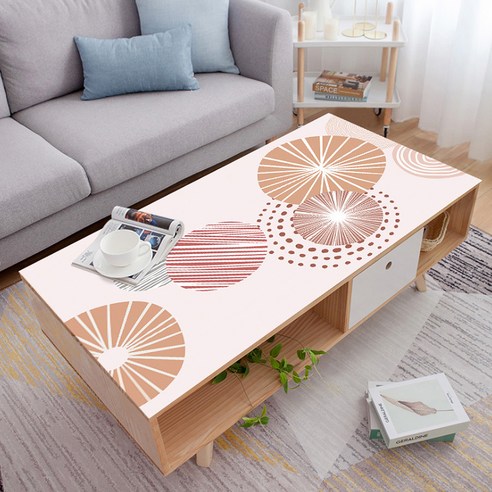 마켓A 기하학 방수 PVC 테이블매트, TYPE09, 60 x 120 cm