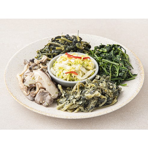 정미경키친 겨울나물 5종 모둠: 겨울철 건강한 식단에 편리하고 맛있는 선택
