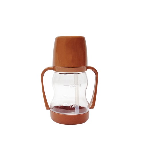 아가프라 라온 빨대컵 250ml, 1개, Caramel