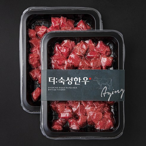 더숙성한우 양지 국거리용 (냉장), 250g, 2개