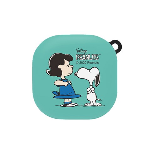 피너츠 스누피 투게더 갤럭시버즈 라이브 / 프로 / 버즈2 케이스, 루시 앤 스누피