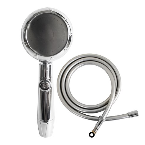 리빙이프 회오리 온오프 샤워기헤드 + 튜브형 샤워호스 2m 세트, 1세트 리빙이프 회오리 온오프 샤워기헤드 + 튜브형 샤워호스 2m 세트, 1세트